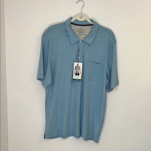 Weatherproof Blue Polo Shirt Casual Knit‎
